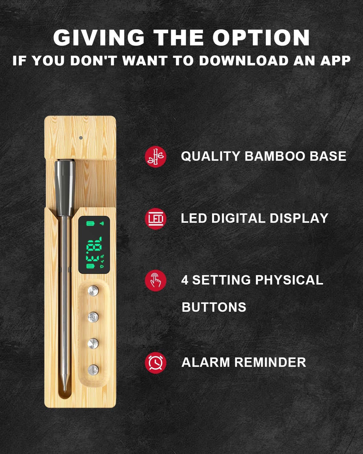 🔥Ultimate Grill Commander💥 730ft Smart Range⚡ IP68 Waterproof✨ 10-in-1 App Control🌪️ Bamboo Charging Dock | TikTok's #1 BBQ Hero 🔥Ultimate Grill Commander💥 730ft Smart Range⚡ IP68 Waterproof✨ 10-in-1 App Control🌪️ Bamboo Charging Dock | TikTok's #1 BBQ Hero